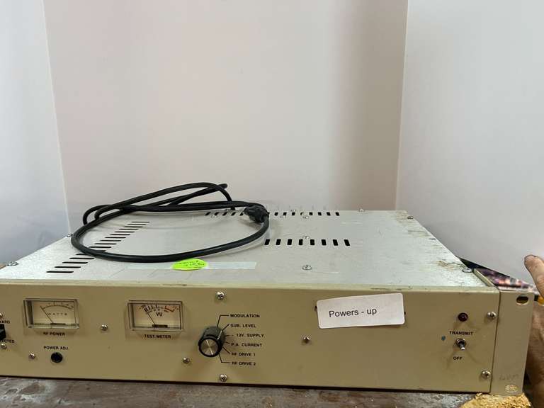 Marti Model STL-10 Aural STL Transmitter, powers up, working condition unknown, see pictures for details. image