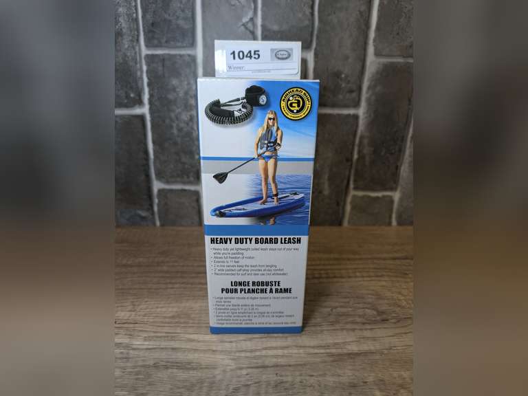NEW IN BOX AIRHEAD HEAVY DUTY PADDLE BOARD LEASH image