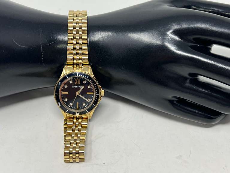 Dressy ladies Armitron watch, see pictures for details. image