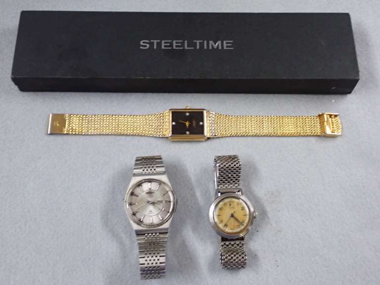 Vintage Watches & Watch Box - Working condition unknown image