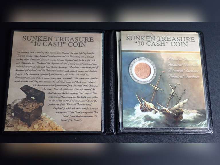 FIRST COMMEMORATIVE MINT "SUNKEN TREASURE $10 CASH COIN" image