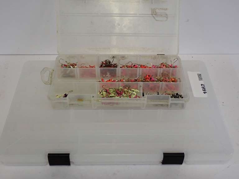 Tackle Box with Assorted Fishing Jigs image