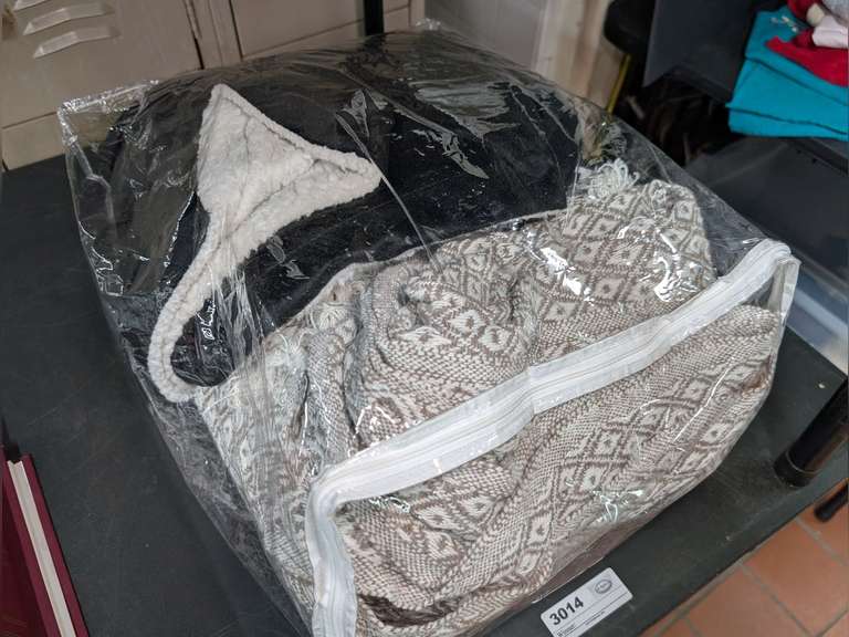 THROW AND BLANKET image