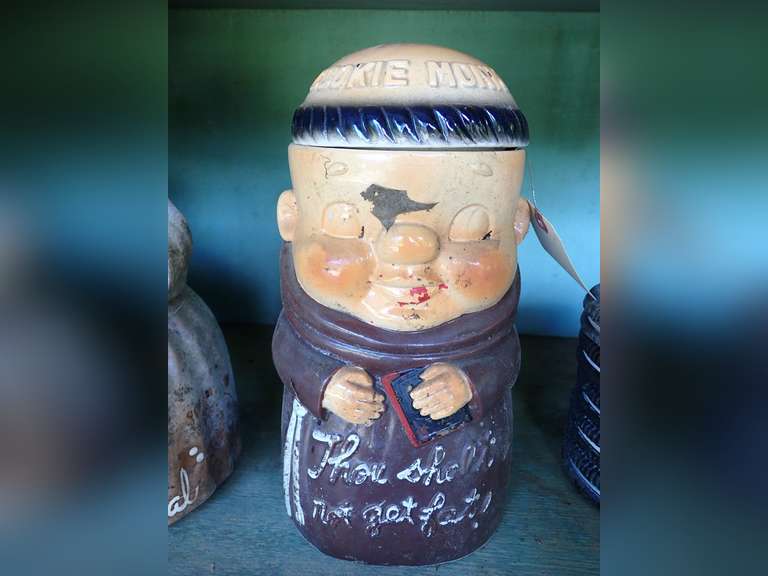 Vintage Monk Cookie Jar image