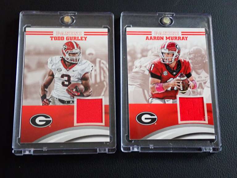 2015 PANINI, TODD GURLEY & AARON MURRAY PATCH CARDS image
