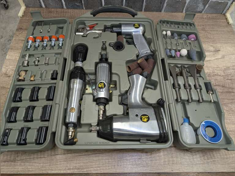 UNUSED BRUTE AIR TOOL SET WITH CASE image