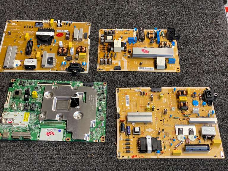 Power supply assemblies/main boards, working condition unknown, see pictures for details. image