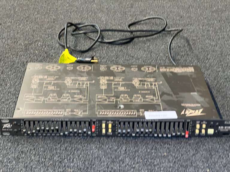 Peavy EQ – 215 stereographic equalizer, powers up, working condition unknown, see pictures for details. image