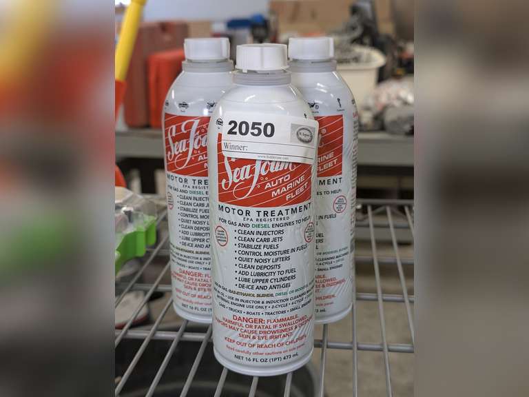 THREE 16 OZ BOTTLES OF SEAFOAM image