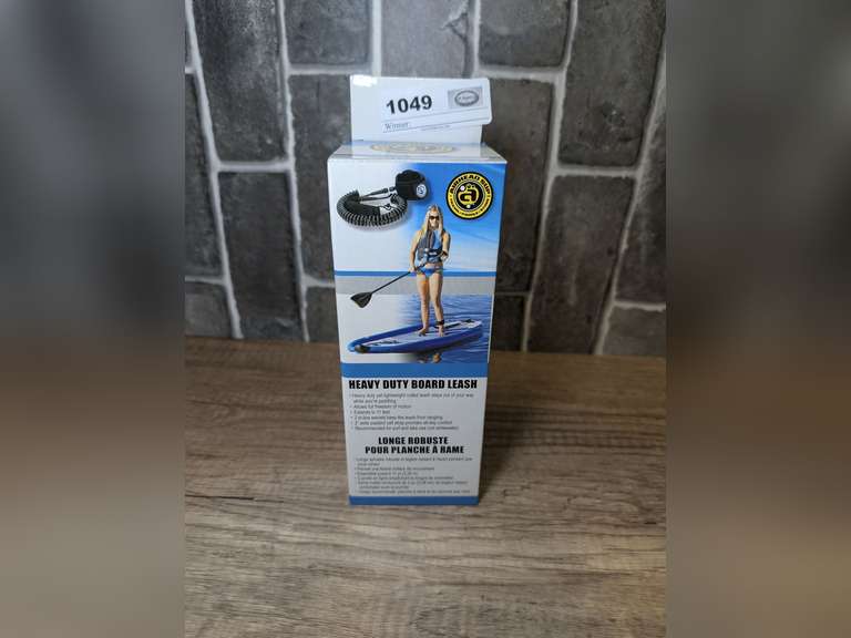 NEW IN BOX AIRHEAD HEAVY DUTY PADDLE BOARD LEASH image