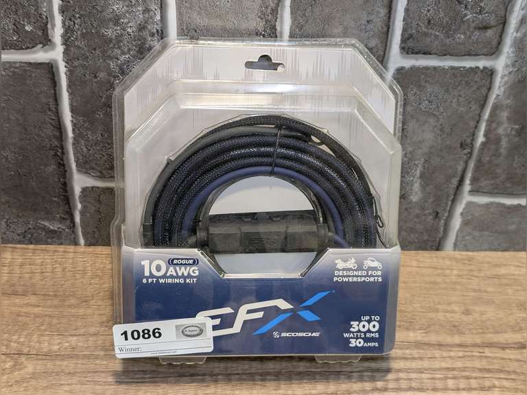 WPS 10 GAUGE MARINE AMP INSTALL KIT IN ORIGINAL PACKAGE image