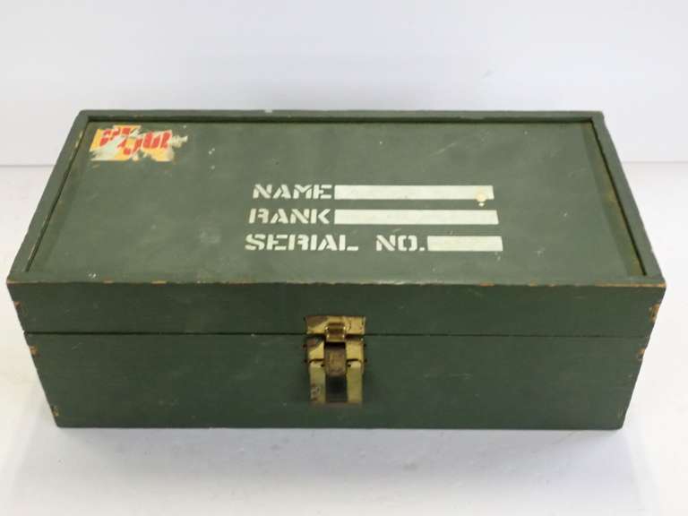 Vintage GI Joe Wooden Footlocker image