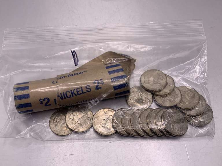 ROLL OF 2005P UNCIRCULATED BISON JEFFERSON NICKELS image