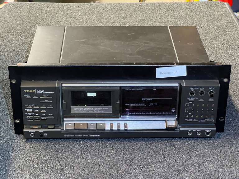 Teac Z-5000 Master cassette deck, powers up, working condition unknown, see pictures for details. image
