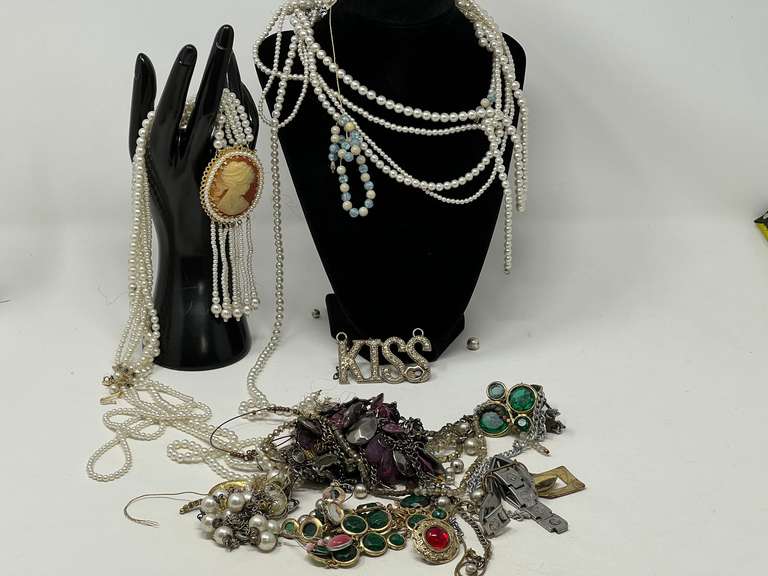 Assorted jewelry parts for crafting, see pictures for details. image