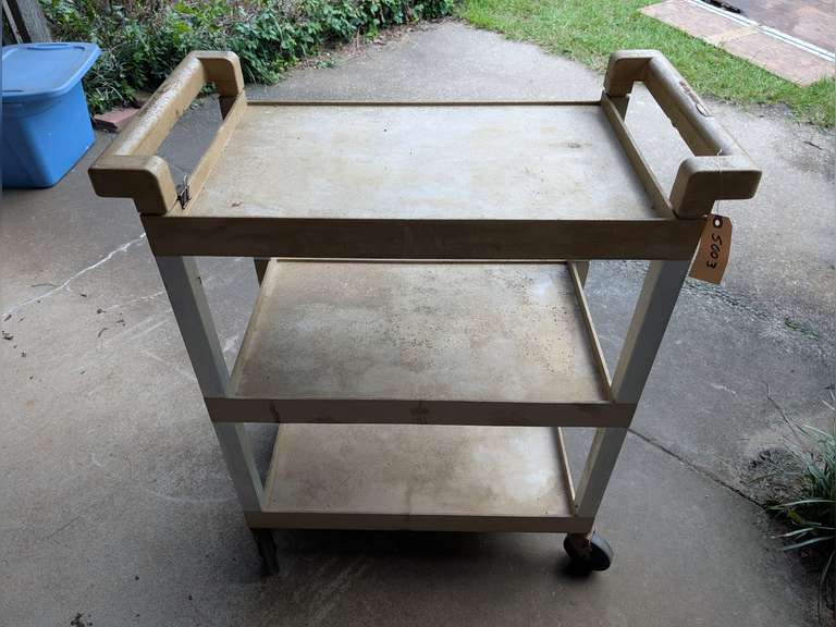 RUBBERMAID THREE-TIER CART image