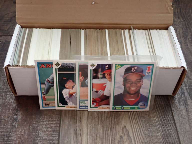 500+/- UNSEARCHED BASEBALL CARDS image