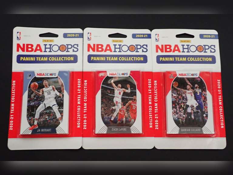 FACTORY SEALED 2020-2021 PANINI NBA HOOPS TEAM SETS image