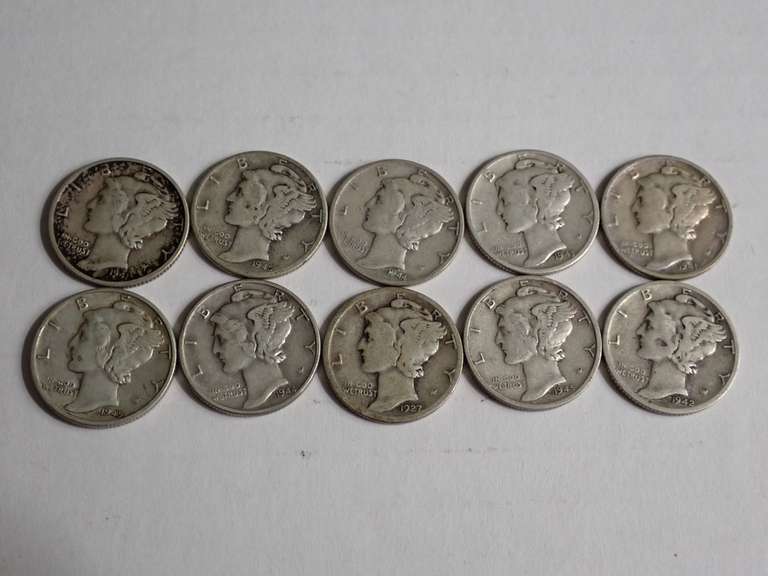 (10) MERCURY DIMES image