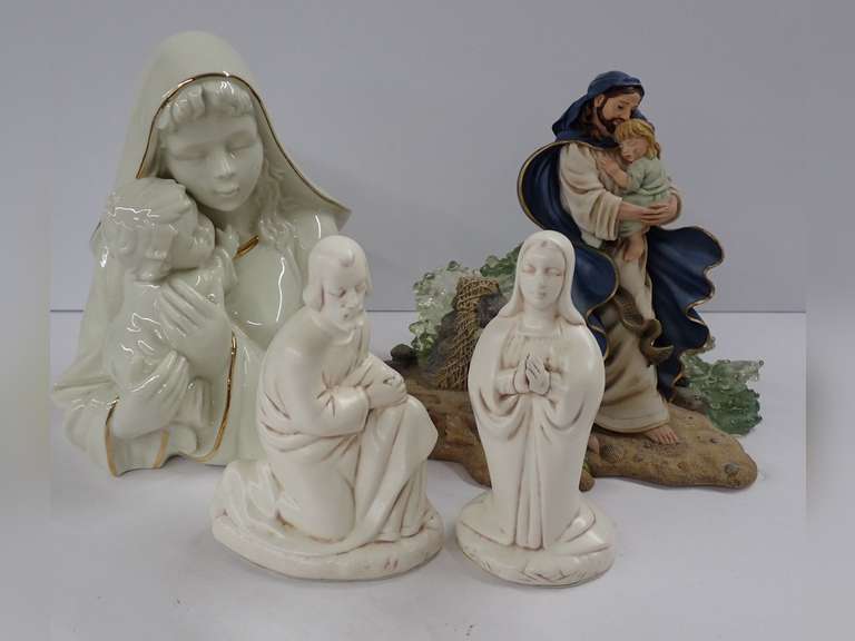 Porcelain Religious Figurines including Mikasa & Lenox image