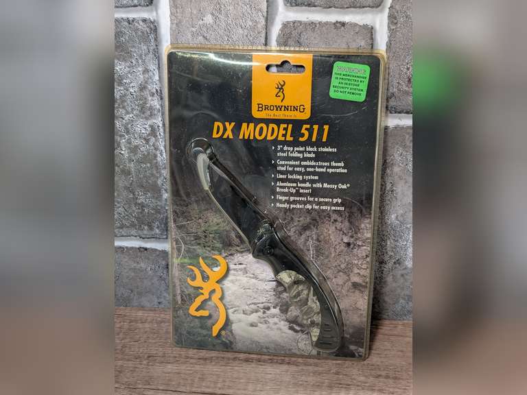 BROWNING DX MODEL 511 KNIFE IN ORIGINAL PACKAGE image