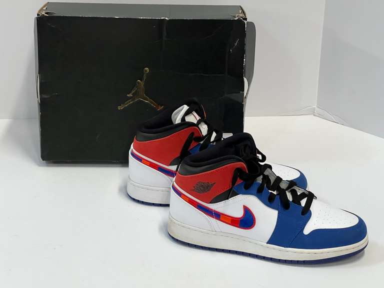 Youth Nike Air Jordans, size 6.5, see pictures for details. image