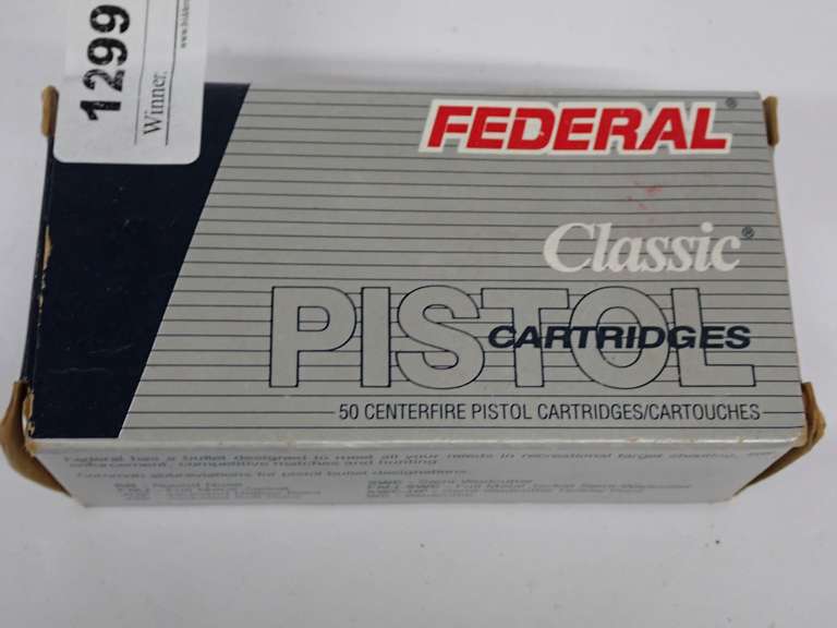 Federal Classic .357 Magnum Pistol Cartridges, Box Not Full image