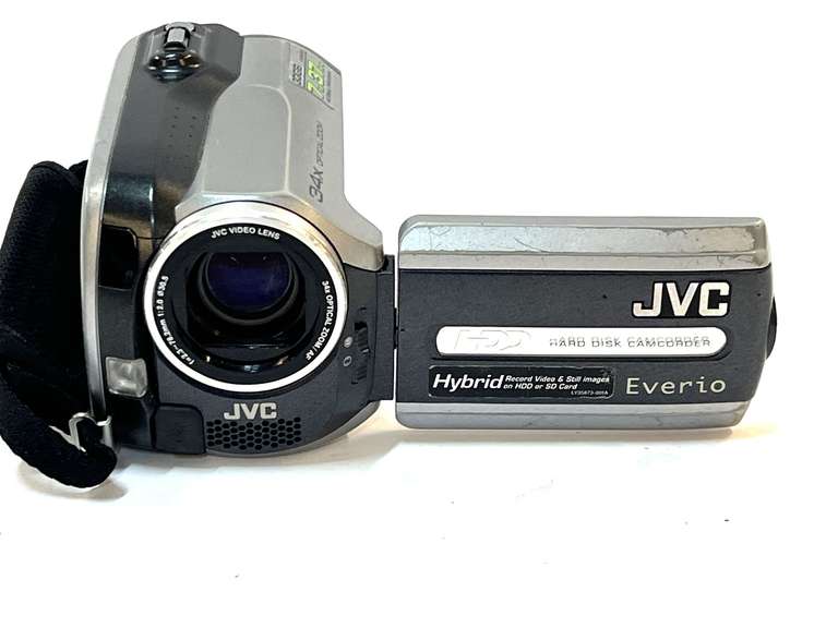 JVC hard disk camcorder, working condition unknown, see pictures for details. image