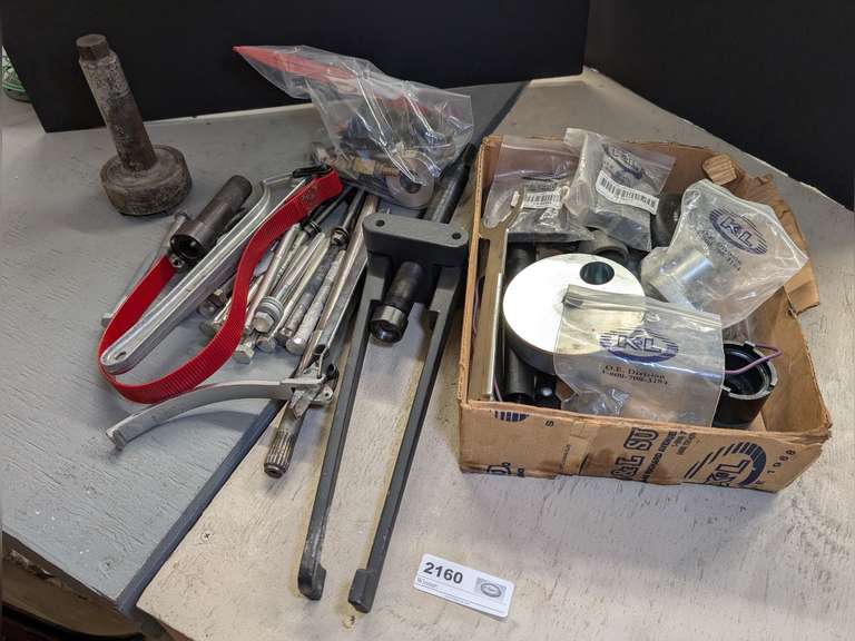 ASSORTED MARINE OUTBOARD SPECIALTY TOOLS AND BOLTS image