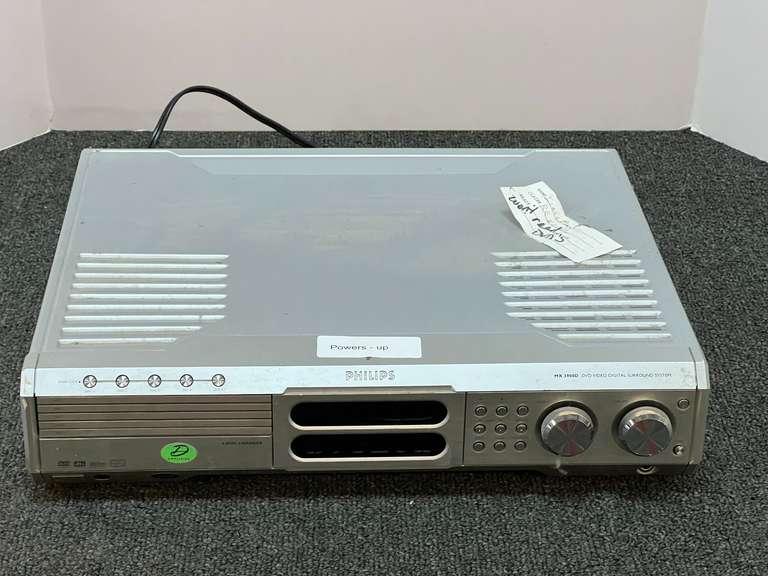 Phillips MX-3900D DVD video digital surround system, powers up, working condition unknown, see pictures for details. image