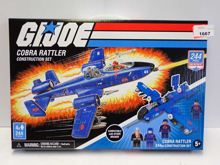 GI Joe Cobra Rattler Construction Set image