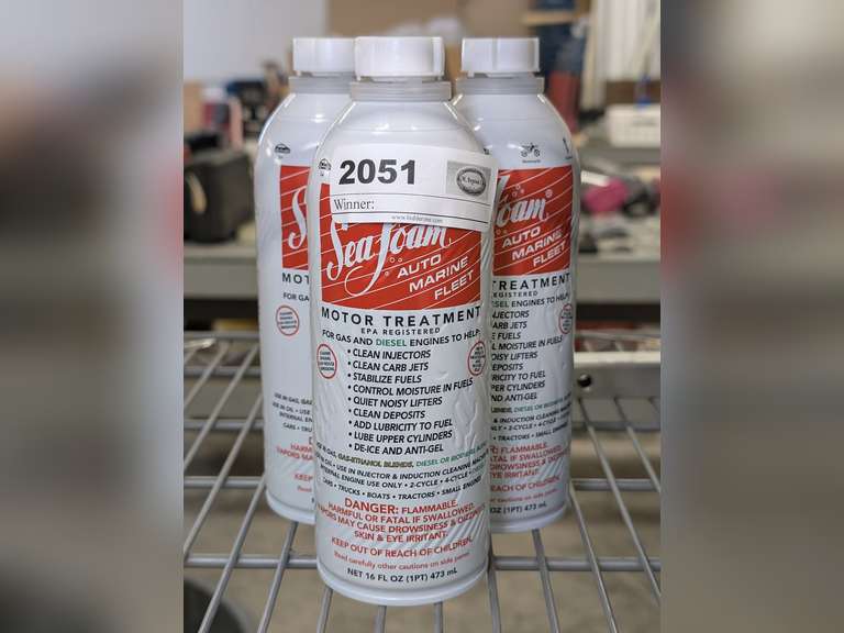 THREE 16 OZ BOTTLES OF SEAFOAM image