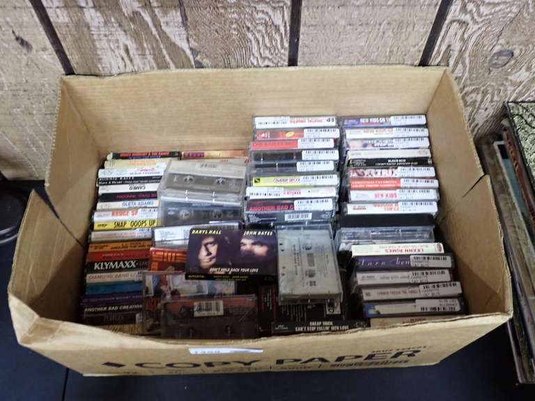 Box of Assorted Cassette Tapes image