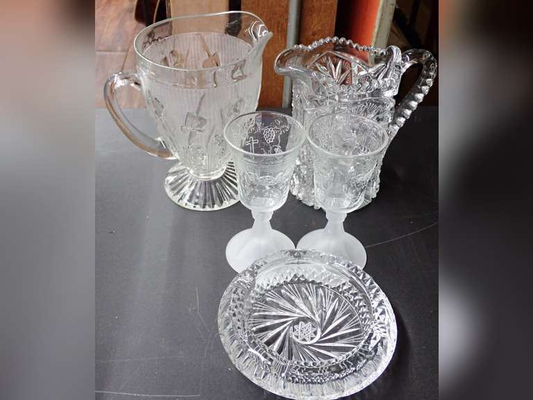 Assorted Vintage Crystal & Glass image