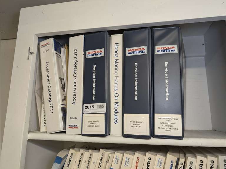 OUTBOARD SERVICE MANUALS AND ACCESSORY CATALOGS image