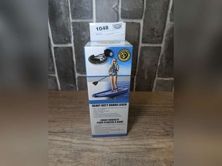 NEW IN BOX AIRHEAD HEAVY DUTY PADDLE BOARD LEASH image