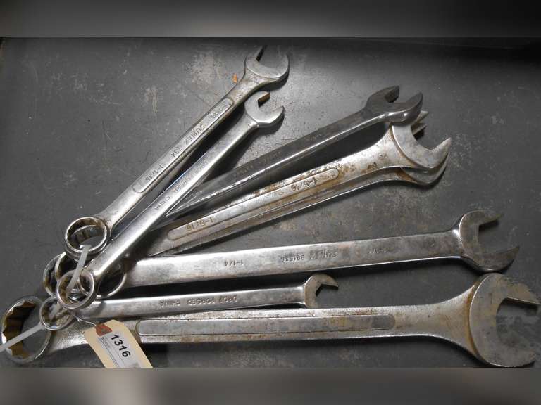13/16" - 1-3/4" (8PCS) SUNEX COMBO WRENCHES image