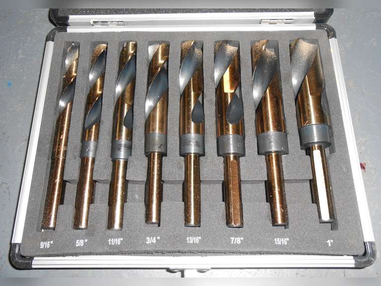 8 PIECE DRILL BIT SET 9/16"-1" image