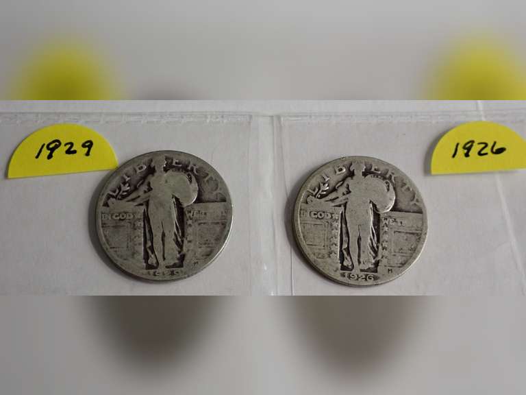 1929 & 1926 STANDING LIBERTY QUARTERS image