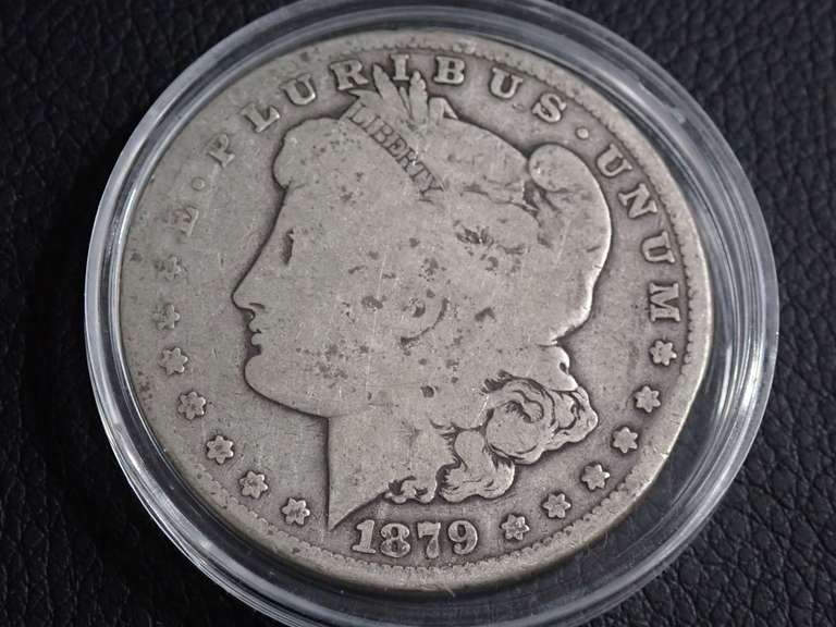 1879 MORGAN SILVER DOLLAR COIN image