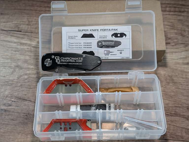 CHROMATE INDUSTRIAL CORP. UTILITY KNIFE KIT image