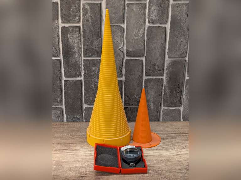 O-RING SIZING CONES AND SHORE A DIGITAL DUROMETER MATERIAL HARDNESS GAUGE image