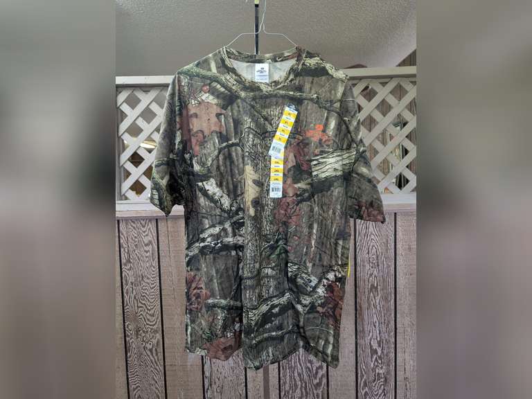 MOSSY OAK BREAK–UP INFINITY CAMOUFLAGE HUNTING T-SHIRT WITH TAGS, SIZE 2XL image