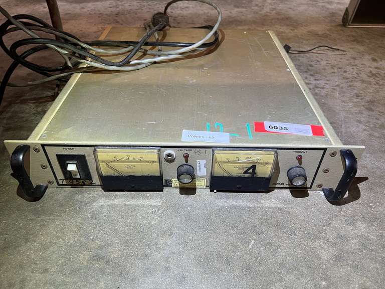 Electronic Measurements Inc. (EMI) SCR Power Supply, powers up, working condition unknown, see pictures for details. image