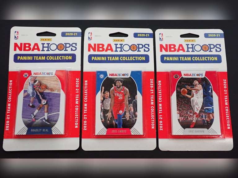 FACTORY SEALED 2020-2021 PANINI NBA HOOPS TEAM SETS image