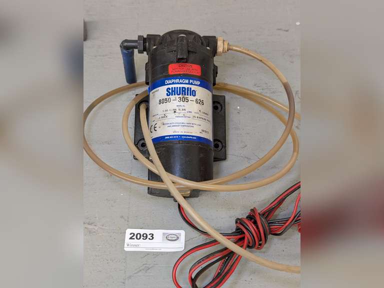 SHURFLO 12 VOLT DIAPHRAGM PUMP image