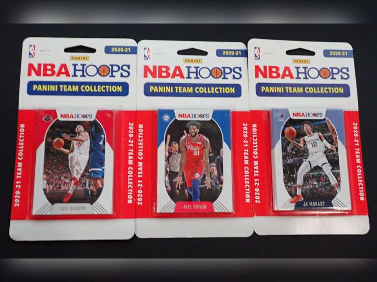 FACTORY SEALED 2020-2021 PANINI NBA HOOPS TEAM SETS image
