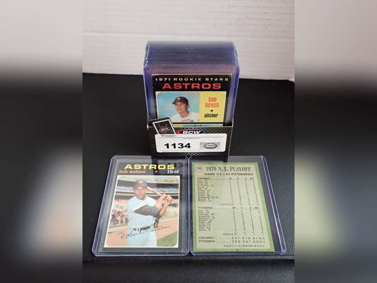 1971 TOPPS BASEBALL CARDS W/CONTENT LIST image