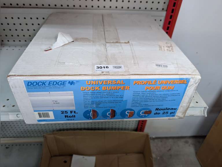 25-FT ROLL OF DOCK EDGE UNIVERSAL DOCK BUMPER IN ORIGINAL BOX image