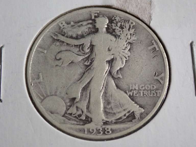 1938-D WALKER HALF DOLLAR COIN image